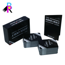 Naipes y caja rígida fabricante de china de impresión personalizada